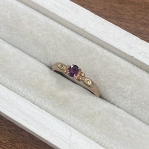 K9 9金 ルビーリング