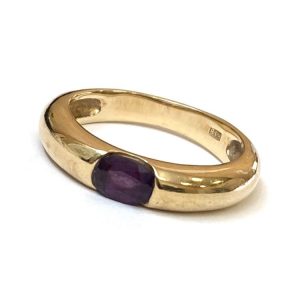 プライベートレーベル　18Kリング　13号　美品✨ K18リング(18~24号/ユニセックス/シグネット/レクタングル