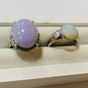pt900 翡翠リング　ジャンク品　中古品 楽天市場】翡翠 3.38ct リング 10号 PT900 プラチナ