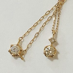 【K18ネックレス】18金・貴金属・ダイヤモンド・ジュエリー・アクセサリー
