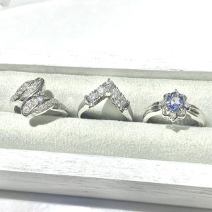 Pt900 サファイア2.1ct ダイヤモンド0.3ct リングの買取実績