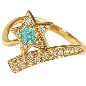 K18 リング ダイヤモンド デザインリング ジュエリー