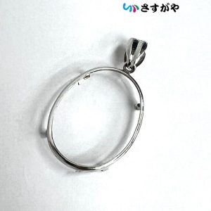 K18WG ホワイトゴールド 金 ペンダントトップ 破損有り アクセサリー