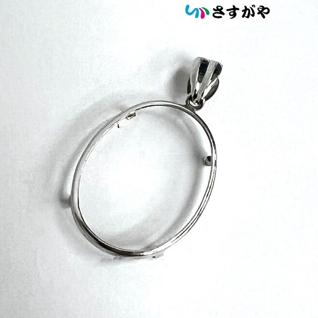 K18WG ホワイトゴールド 金 ペンダントトップ 破損有り アクセサリー