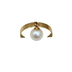 18金 真珠リング/K18