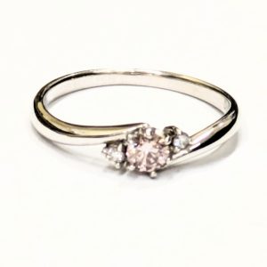 K18WG　ホワイトゴールド　リング　