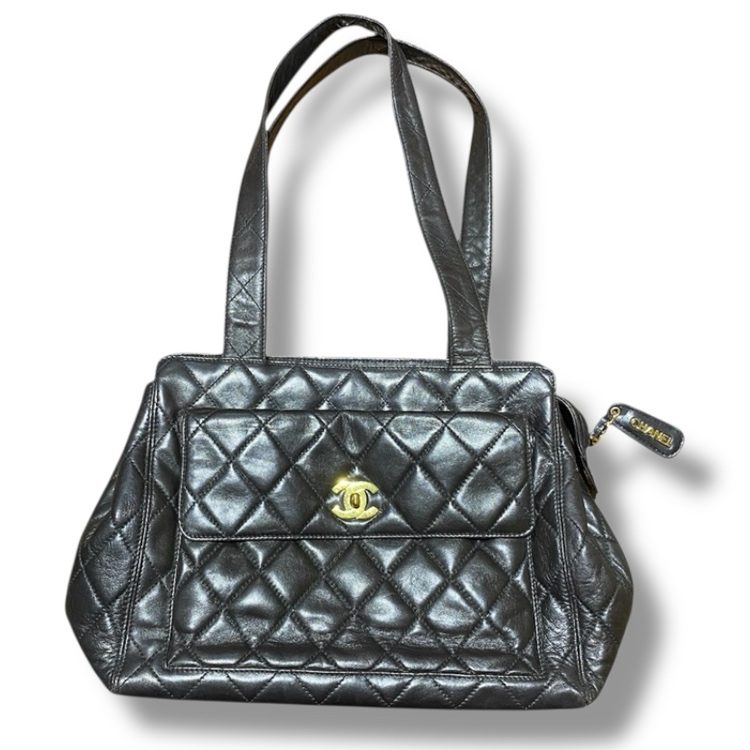 カーフスキン ショルダーバッグ CHANEL【Cランク】