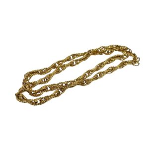 M*a様 k18 刻印あり　9g　ネックレス　チョーカー　18k 刻印　遺品整理 No.nbl-p31○*K18ビーズ 革紐ネックレス 長さオーダー