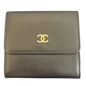 CHANEL シャネル アイコンライン Wホック 二つ折り財布の買取