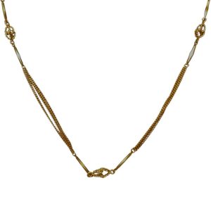 金純度75%のネックレスを最高価格でお買取しました!
