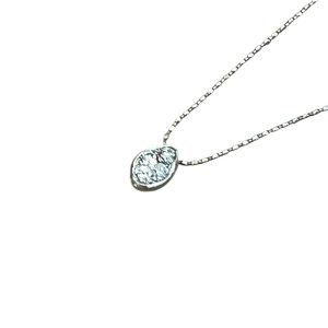 K18WG 18金 ネックレス ダイヤ