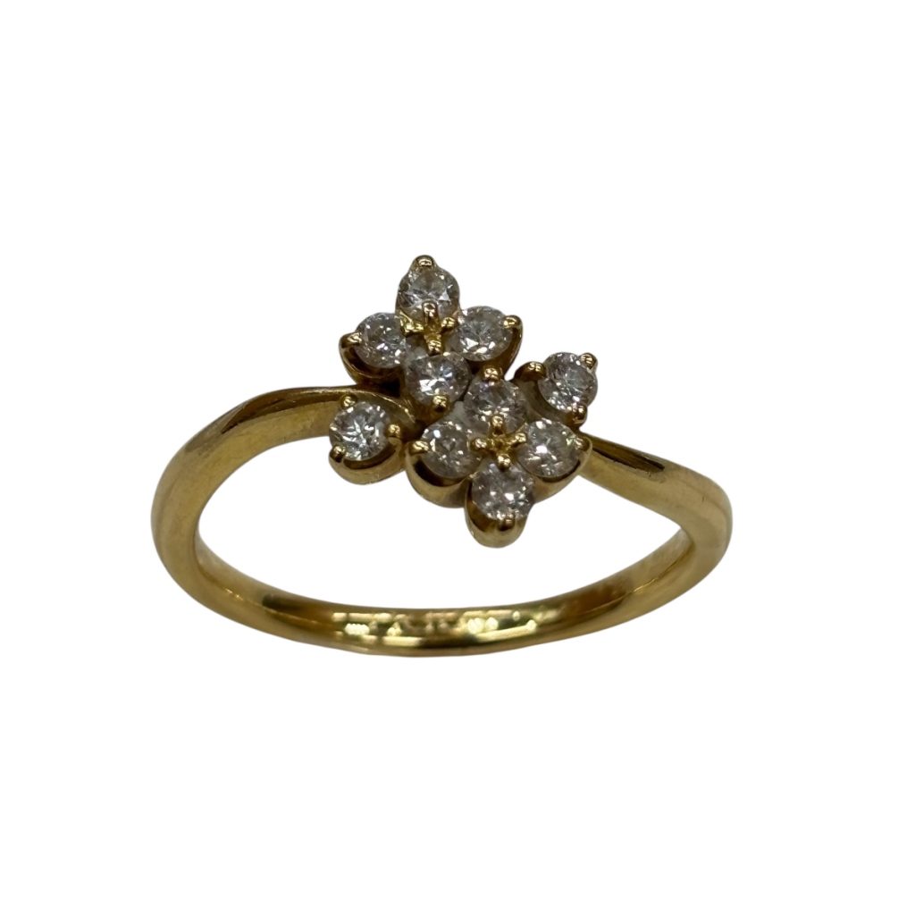 K18 18金 リング ダイヤモンド 1.0ct
