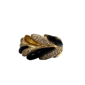 K18　メレダイヤモンド　リング(18金　指輪)