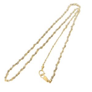 K18 18金 750 Pt850 プラチナ ハーフ ネックレス