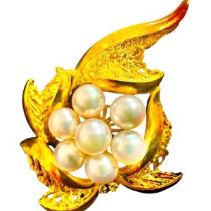 K18 18金 ブローチ アクセサリー