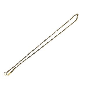 K18 18金 ネックレス スクリューチェーン