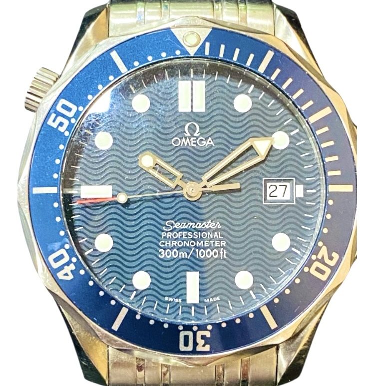 OMEGA オメガ シーマスタープロフェッショナル 自動巻き ブルーステンレス メンズ 腕時計