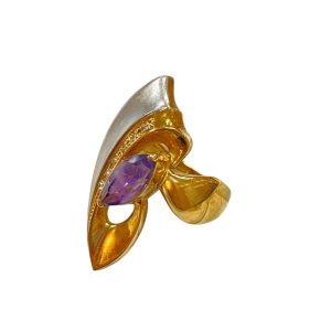 K18 Pt850 コンビ リング 指輪