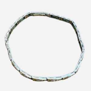 K18WG(18金ホワイトゴールド)　メレダイヤ ブレスレット