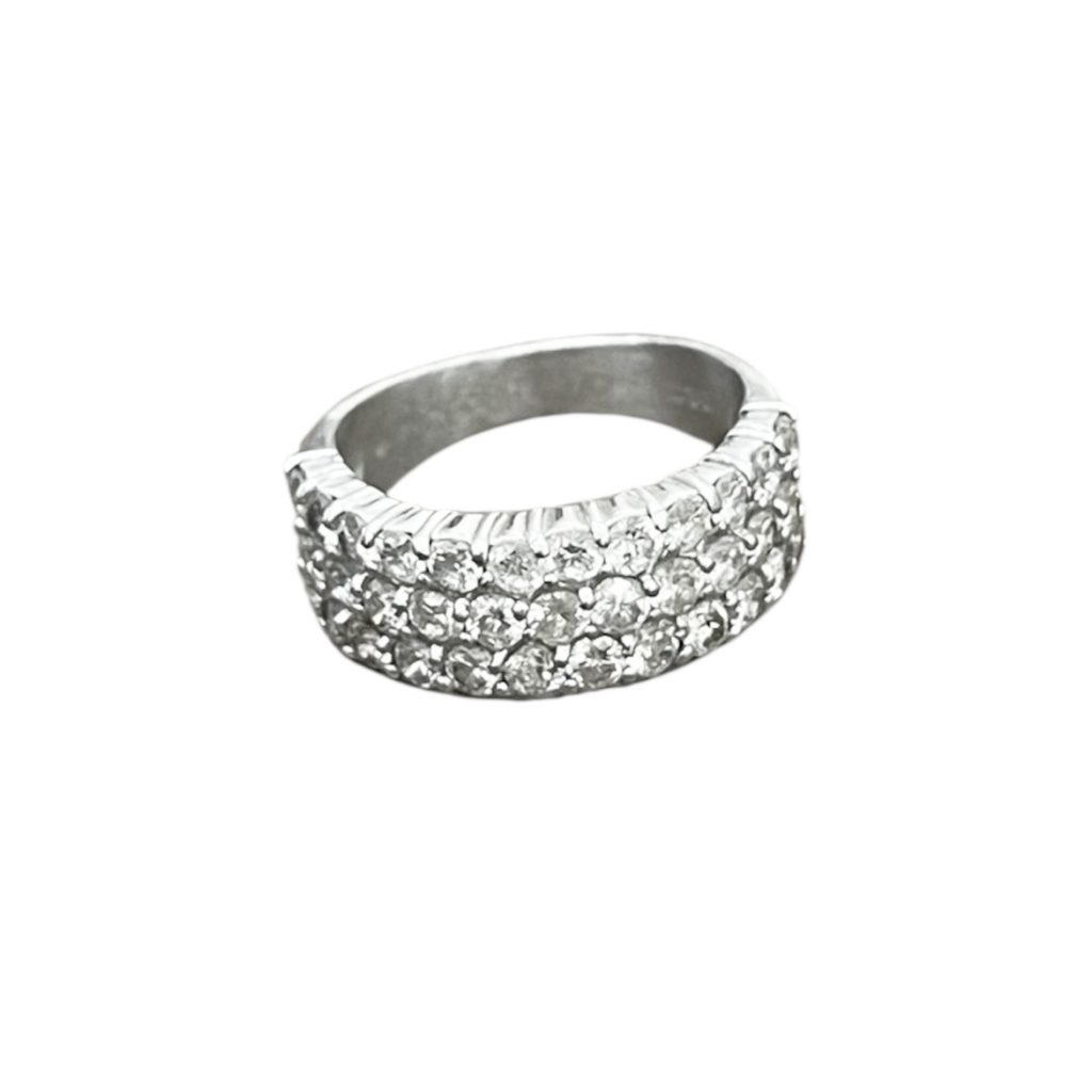 Pt900 プラチナ900 メレダイヤ2ct リング