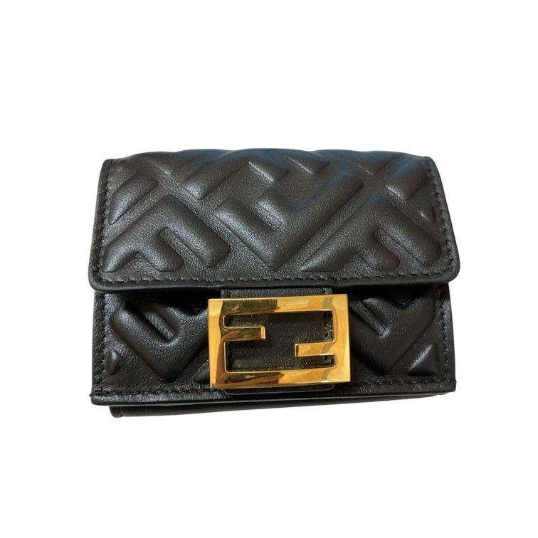 【FENDI】フェンディ・バゲット マイクロ 三つ折り財布・ブランド財布