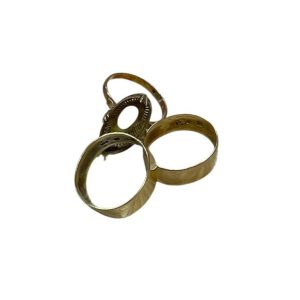 K18 18金 750 リング まとめ 石なし