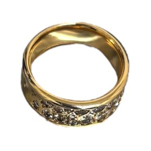 18金 K18 ダイヤモンド リング