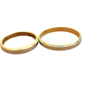 K18 Pt900 18金 プラチナ900 コンビ リング