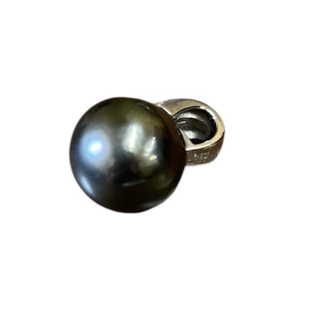 Pt900 プラチナ ネックレストップ パール ダイヤ リング ジュエリー 貴金属