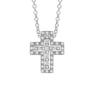 ダミアーニ ベルエポック ダイヤクロスネックレス XS 750WG