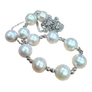 K18WG パール ネックレス