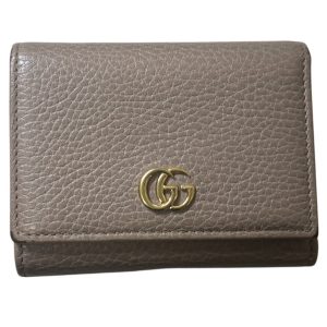 GUCCI 二つ折り財布 GG スプリーム タイガー ベージュ グッチ GUCCI GGスプリーム トラ柄 PVC タイガーウォレット 二