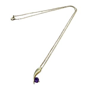 【K14(14金)】アメジスト・ネックレス