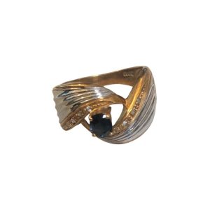 K18(18金)　Pt900(プラチナ900 )　コンビネーション　リング