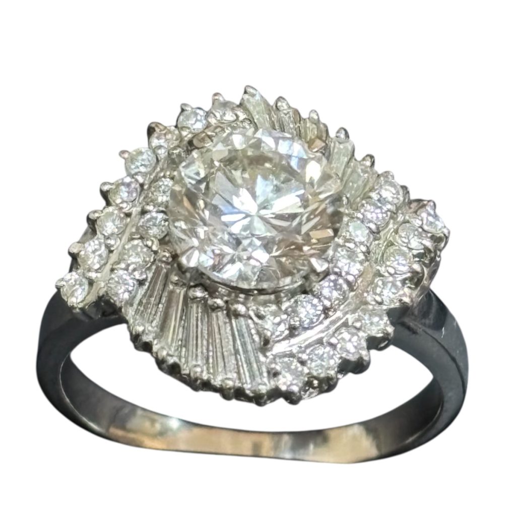 Pt900　ダイヤモンド　2.04ct　リング