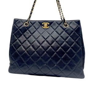 CHANEL シャネル 三つ折り長財布 マトラッセ ブラックの買取実績