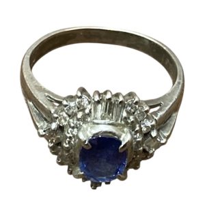 Pt900（プラチナ900） サファイア付きリング 買取実績紹介【札幌市】