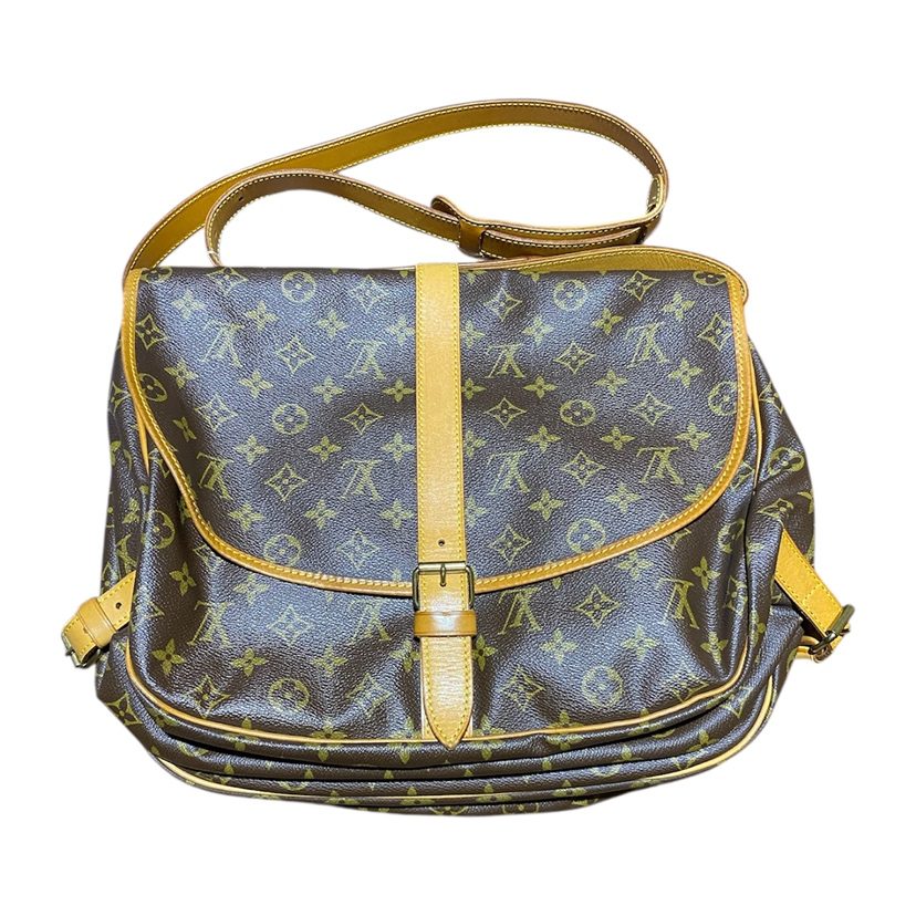 【Louis Vuitton】ルイヴィトン・モノグラム・ソミュール35・ブランドバッグ