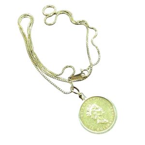 K24 24金 コイン付きネックレス