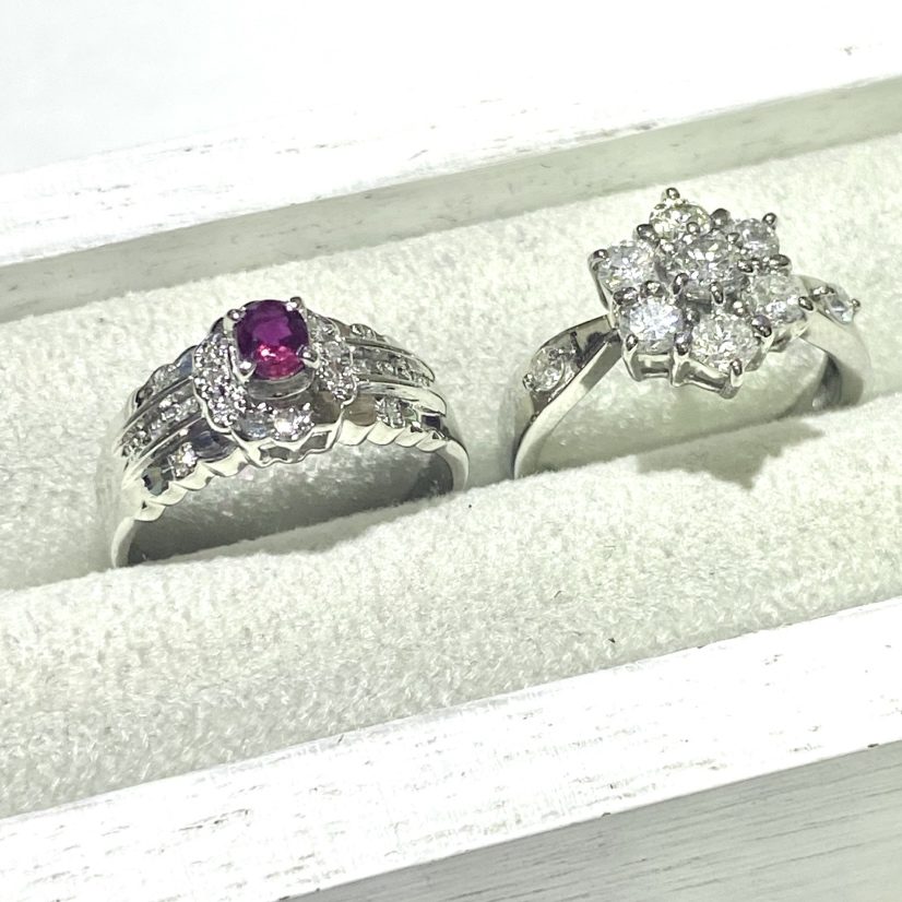 【Pt900ジュエリーリングまとめ】プラチナ900・ダイヤモンド・ルビー・貴金属・アクセサリー