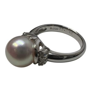 Pt900 パール リング