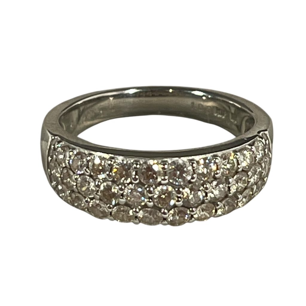 K18WGリング 18金ホワイトゴールド指輪 ダイヤモンド1ct