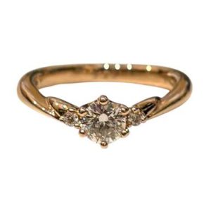 K18 リング 石あり 18金 アクセサリー