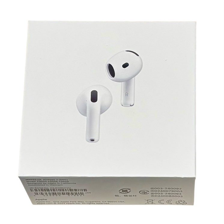 Apple AirPods4 アクティブノイズキャンセリング搭載