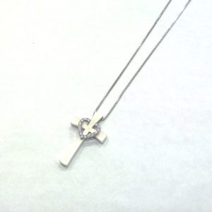 K18WG ネックレス