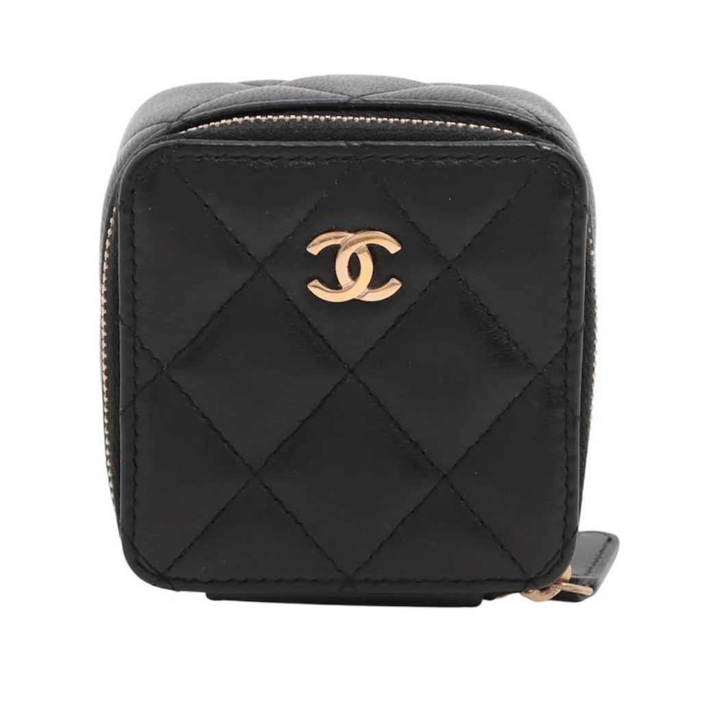 CHANEL シャネル マトラッセ ラムスキン ジュエリーケース ポーチ