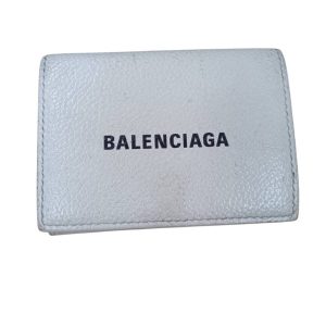 BALENCIAGA バレンシアガ ラウンドファスナー財布 カーフ 黒