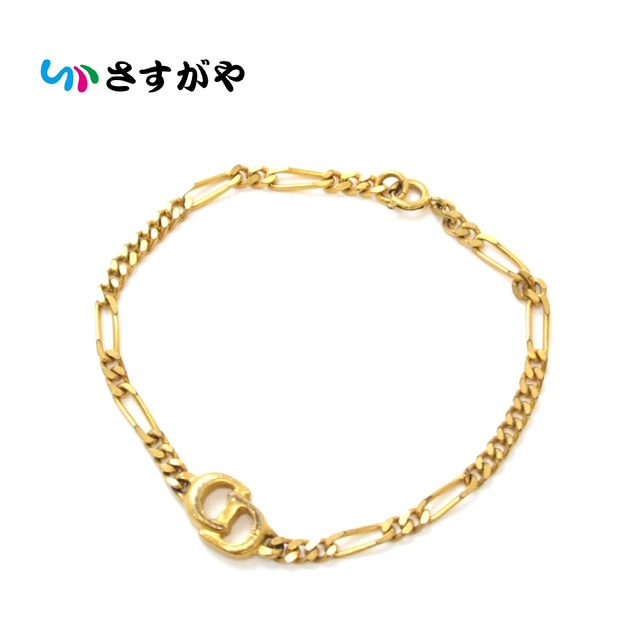 Dior ディオール CDロゴ ブレスレット メッキ アクセサリー