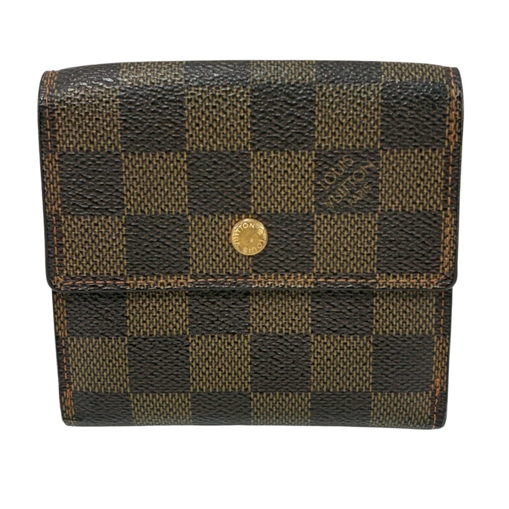 ルイヴィトン Louis Vuitton ポルトモネ・ビエ・ヴィノワ ダミエ 二つ折り財布