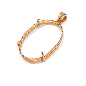 K18 ネックレストップ フレーム